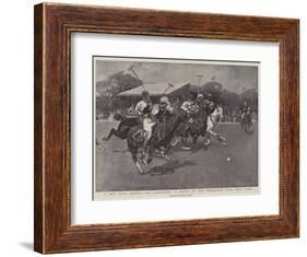A New Polo Ground for Londoners, a Match at the Wimbledon Park Polo Club-Frank Craig-Framed Giclee Print