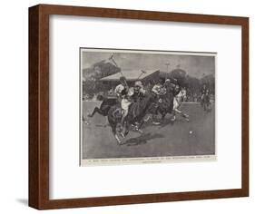 A New Polo Ground for Londoners, a Match at the Wimbledon Park Polo Club-Frank Craig-Framed Giclee Print