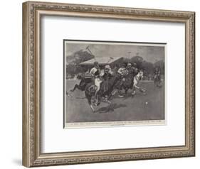 A New Polo Ground for Londoners, a Match at the Wimbledon Park Polo Club-Frank Craig-Framed Giclee Print