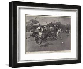 A New Polo Ground for Londoners, a Match at the Wimbledon Park Polo Club-Frank Craig-Framed Giclee Print
