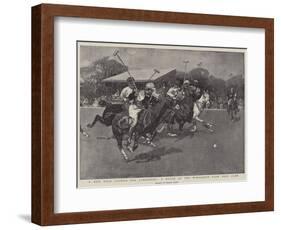 A New Polo Ground for Londoners, a Match at the Wimbledon Park Polo Club-Frank Craig-Framed Giclee Print