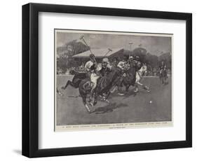 A New Polo Ground for Londoners, a Match at the Wimbledon Park Polo Club-Frank Craig-Framed Giclee Print