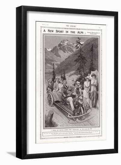 A New Sport in the Alps-Kate Hayllar-Framed Giclee Print