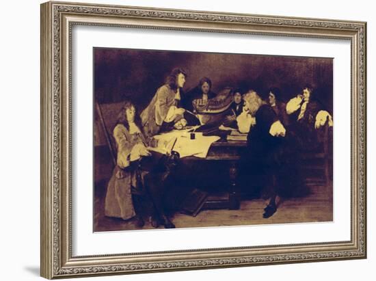 'A New Whip for the Dutch'-John Seymour Lucas-Framed Giclee Print