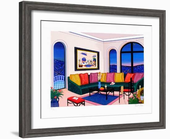 A New York Night In L.A.-Fanch Ledan-Framed Limited Edition