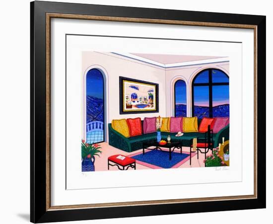 A New York Night In L.A.-Fanch Ledan-Framed Limited Edition