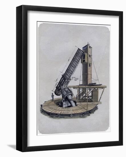 A Newtonian Reflector, 1870-null-Framed Giclee Print