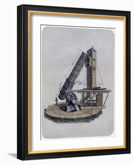 A Newtonian Reflector, 1870-null-Framed Giclee Print