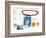 A Next-Jean-Michel Basquiat-Framed Giclee Print