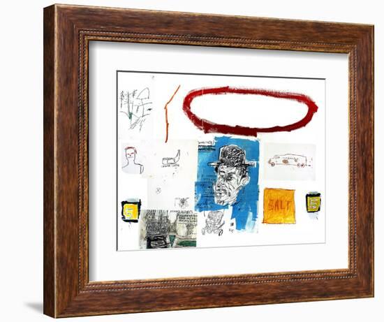 A Next-Jean-Michel Basquiat-Framed Giclee Print