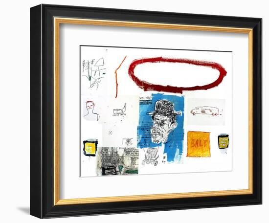 A Next-Jean-Michel Basquiat-Framed Giclee Print