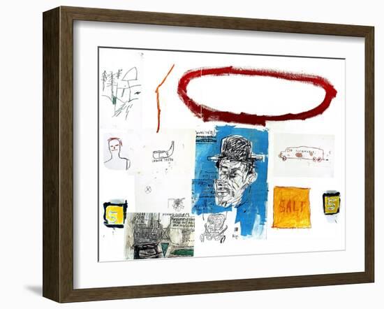 A Next-Jean-Michel Basquiat-Framed Premium Giclee Print