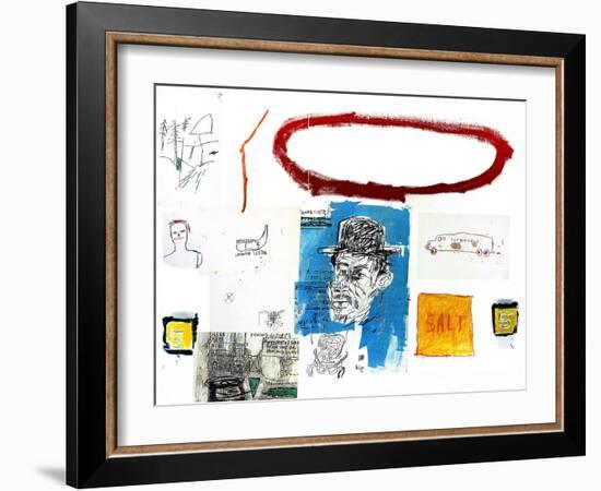 A Next-Jean-Michel Basquiat-Framed Premium Giclee Print