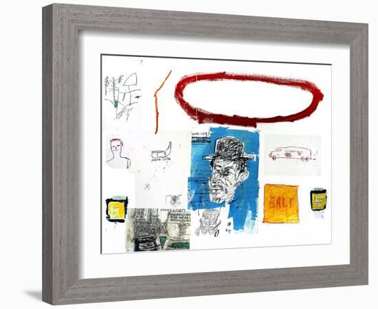 A Next-Jean-Michel Basquiat-Framed Giclee Print