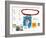 A Next-Jean-Michel Basquiat-Framed Giclee Print