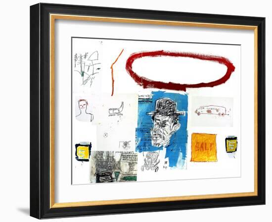 A Next-Jean-Michel Basquiat-Framed Giclee Print