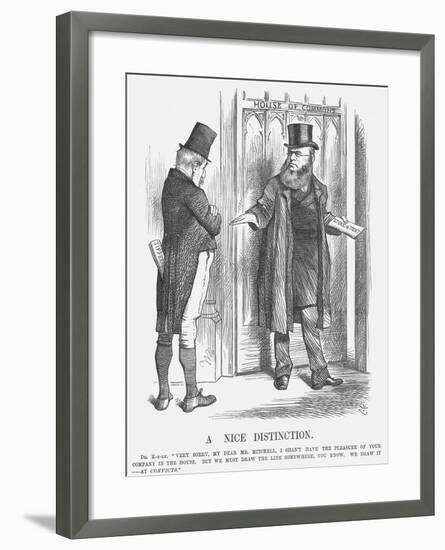 A Nice Distinction, 1875-Joseph Swain-Framed Giclee Print