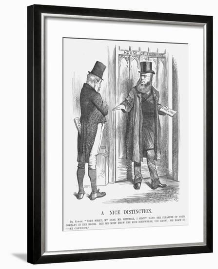 A Nice Distinction, 1875-Joseph Swain-Framed Giclee Print