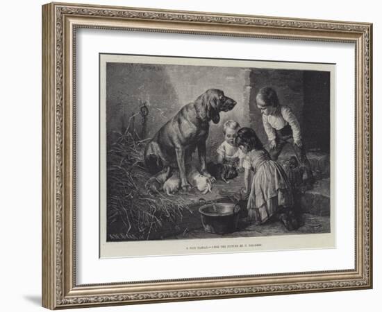 A Nice Family-Carl Reichert-Framed Giclee Print