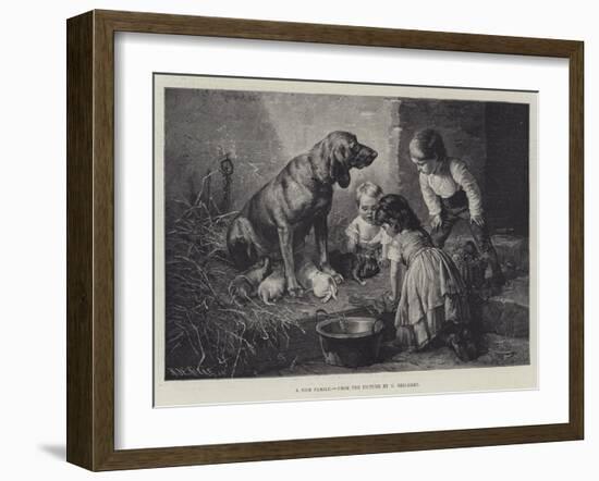 A Nice Family-Carl Reichert-Framed Giclee Print