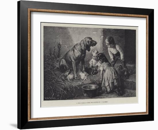 A Nice Family-Carl Reichert-Framed Giclee Print