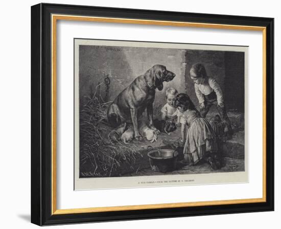 A Nice Family-Carl Reichert-Framed Giclee Print