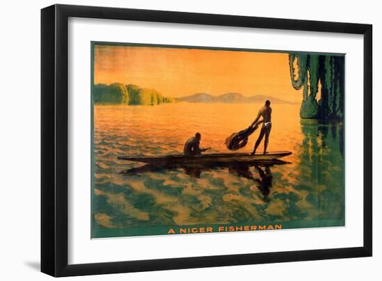 A Niger Fisherman-Gerald Spencer Pryse-Framed Giclee Print