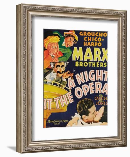 A Night At the Opera, 1935, Directed by Sam Wood-null-Framed Giclee Print