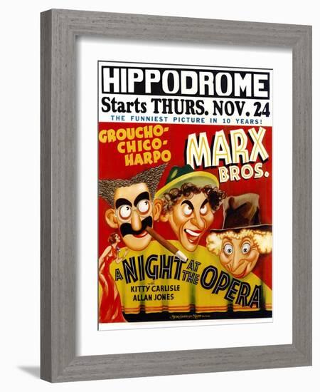 A Night At The Opera, 1935-null-Framed Art Print