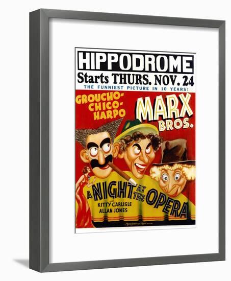 A Night At The Opera, 1935-null-Framed Art Print