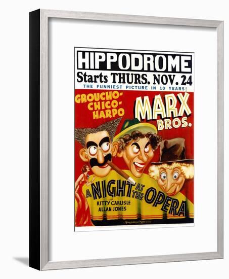A Night At The Opera, 1935-null-Framed Art Print
