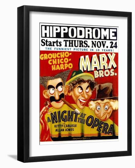 A Night At The Opera, 1935-null-Framed Art Print