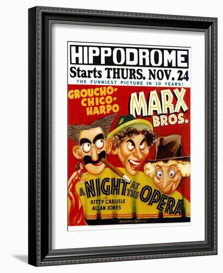 A Night At The Opera, 1935-null-Framed Art Print