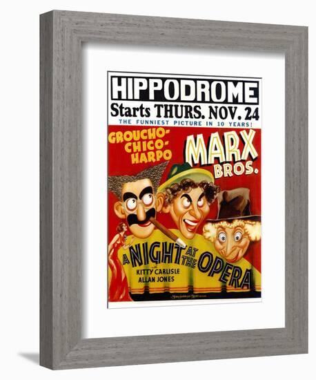 A Night At The Opera, 1935-null-Framed Art Print