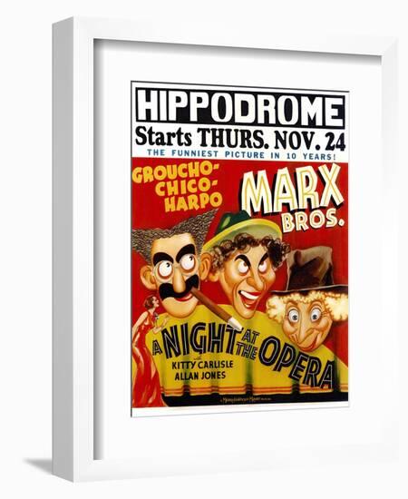 A Night At The Opera, 1935-null-Framed Art Print