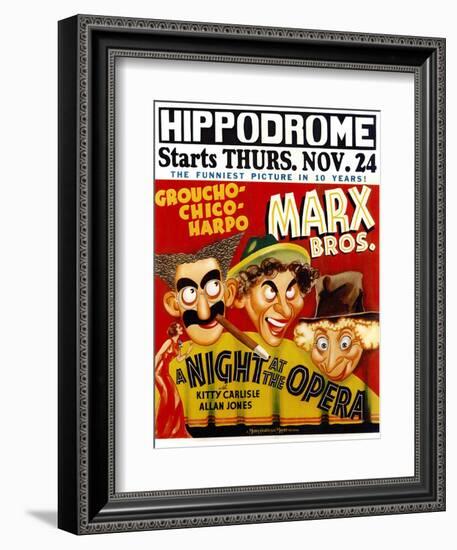 A Night At The Opera, 1935-null-Framed Art Print