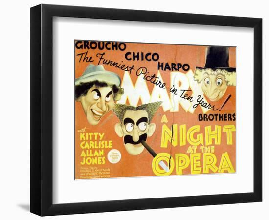 A Night At The Opera, 1935-null-Framed Art Print