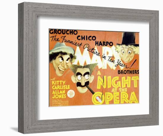 A Night At The Opera, 1935-null-Framed Premium Giclee Print