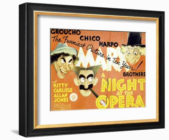 A Night At The Opera, 1935-null-Framed Premium Giclee Print