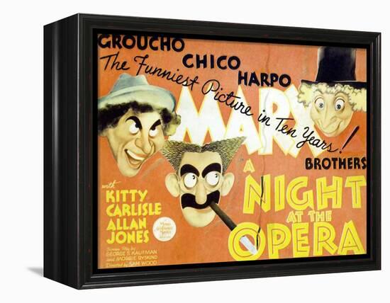 A Night At The Opera, 1935-null-Framed Stretched Canvas