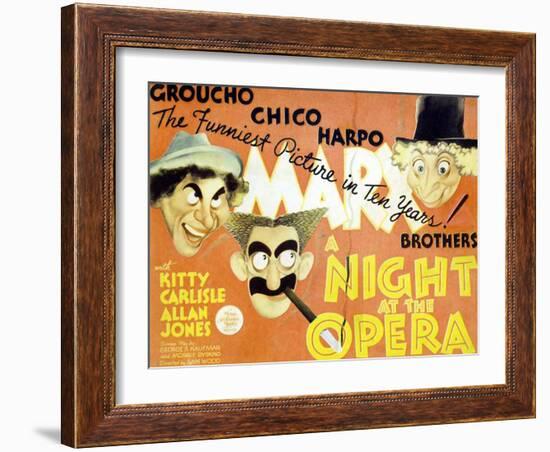 A Night At The Opera, 1935-null-Framed Art Print