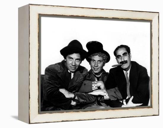 A Night at the Opera, Chico Marx, Harpo Marx, Groucho Marx, 1935-null-Framed Stretched Canvas