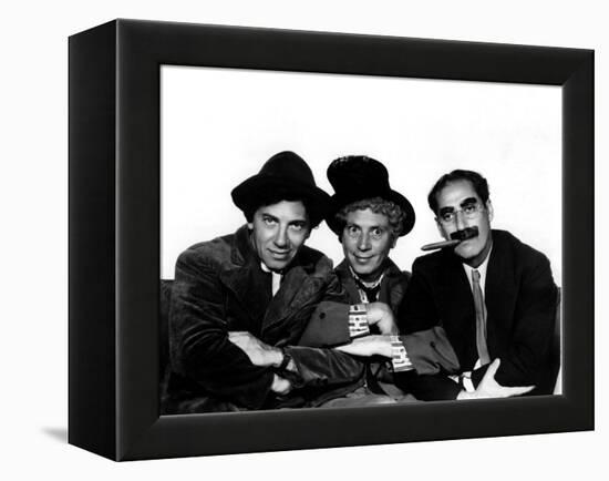 A Night at the Opera, Chico Marx, Harpo Marx, Groucho Marx, 1935-null-Framed Stretched Canvas