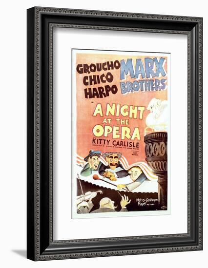 A Night at the Opera - Movie Poster Reproduction-null-Framed Photo