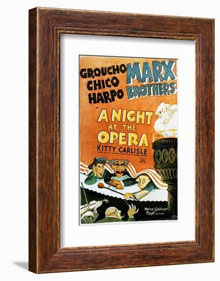 A Night at the Opera - Movie Poster Reproduction-null-Framed Photo