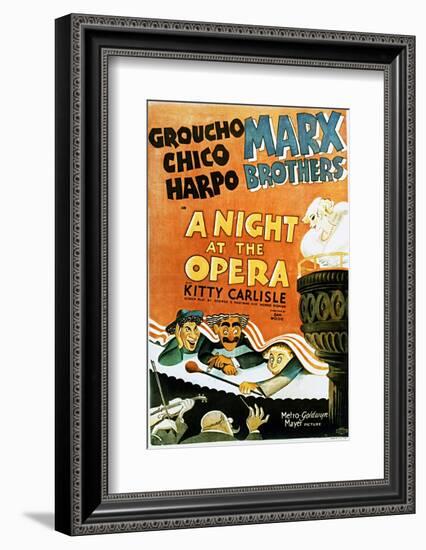 A Night at the Opera - Movie Poster Reproduction-null-Framed Photo