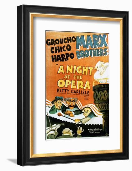 A Night at the Opera - Movie Poster Reproduction-null-Framed Photo