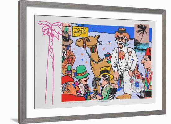 A Night (In the Cafe) Casablanca-Richard Merkin-Framed Collectable Print