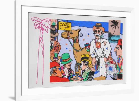 A Night (In the Cafe) Casablanca-Richard Merkin-Framed Collectable Print