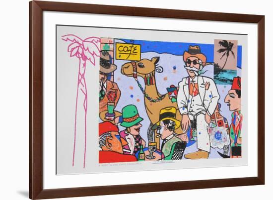 A Night (In the Cafe) Casablanca-Richard Merkin-Framed Collectable Print